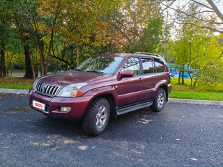 2008 Toyota Land Cruiser Prado 4-speed 120 Series Рестайлинг, красный, 2200000 рублей, вид 2