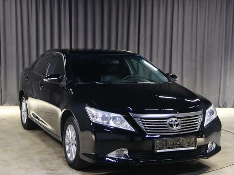2012 Toyota Camry VII (XV50), чёрный, 1299000 рублей, вид 3