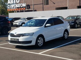 2018 Skoda Rapid I Рестайлинг, белый, 1149000 рублей, вид 3