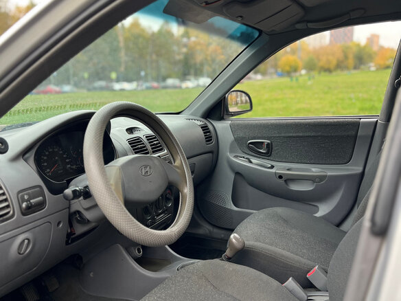 2007 Hyundai Accent ТагАЗ II, серебристый, 265000 рублей - вид 7