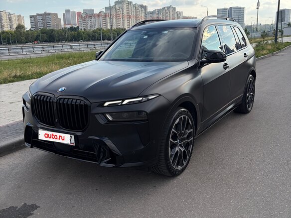 2023 BMW X7 40i I (G07) Рестайлинг, чёрный