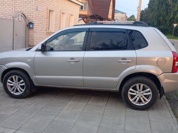 2007 Hyundai Tucson I, серебристый, 655000 рублей - вид 4