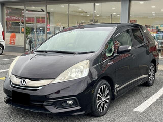 2014 Honda Fit Shuttle I Рестайлинг, чёрный, 671000 рублей, вид 1
