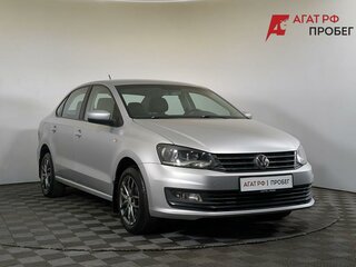 2017 Volkswagen Polo V Рестайлинг, серебристый, 1118000 рублей, вид 3
