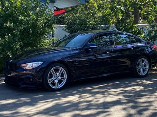 2015 BMW 4 серии Gran Coupe 420i F32/F33/F36, синий, 2600000 рублей, вид 3
