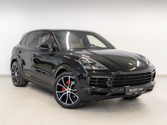 2021 Porsche Cayenne III, чёрный - вид 2