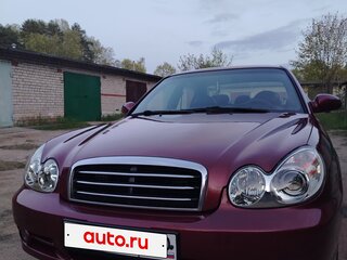 2005 Hyundai Sonata ТагАЗ IV (EF) Рестайлинг, красный, 480000 рублей, вид 1