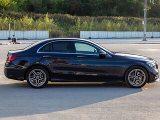 2018 Mercedes-Benz C-Класс 200 IV (W205) Рестайлинг, синий, 2440000 рублей, вид 2