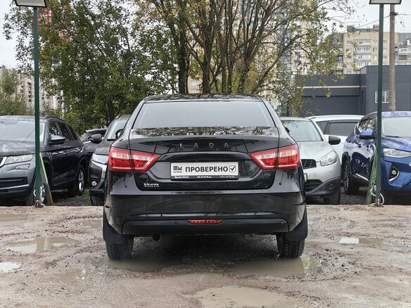 2019 Lada (ВАЗ) Vesta I, чёрный, 779000 рублей - вид 7