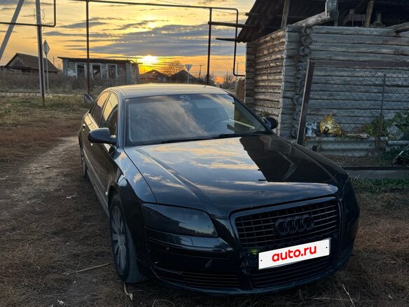 2005 Audi A8 II (D3) Рестайлинг, чёрный, 500000 рублей