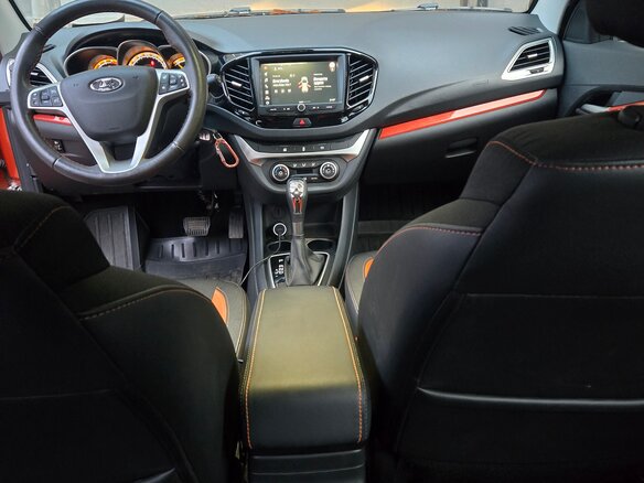 2022 Lada (ВАЗ) Vesta SW Cross I, оранжевый, 1299000 рублей - вид 8