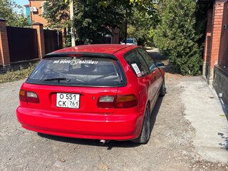 1993 Honda Civic V, красный, 600000 рублей, вид 4