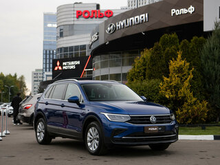 2021 Volkswagen Tiguan II Рестайлинг, синий, 3218000 рублей, вид 2