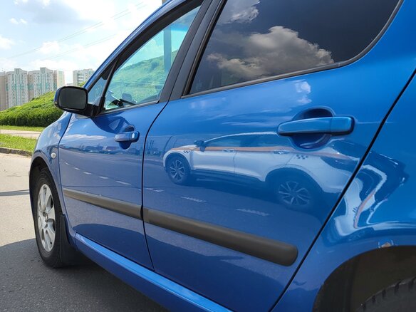 2006 Peugeot 307 I Рестайлинг, синий, 329000 рублей - вид 12