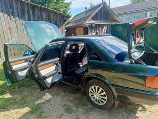 1992 Audi 100 IV (C4), зелёный, 350000 рублей, вид 1