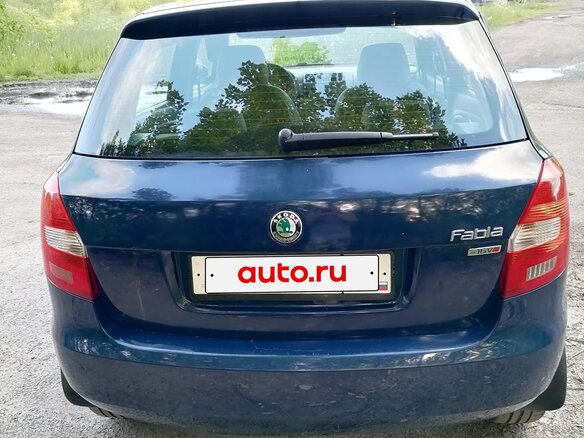 2012 Skoda Fabia II Рестайлинг, синий, 495000 рублей - вид 8