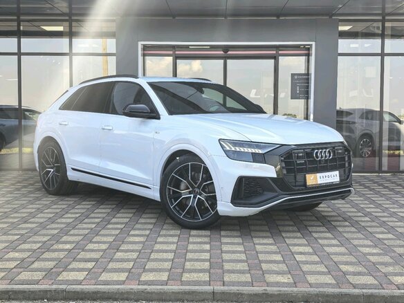 2018 Audi Q8 55 TFSI I (4M), белый - вид 2
