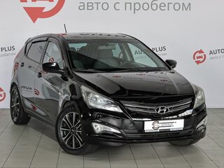 2015 Hyundai Solaris I Рестайлинг, чёрный, 965000 рублей, вид 1