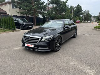 2018 Mercedes-Benz S-Класс 350 d Long VI (W222, C217) Рестайлинг, чёрный, 5600000 рублей, вид 2