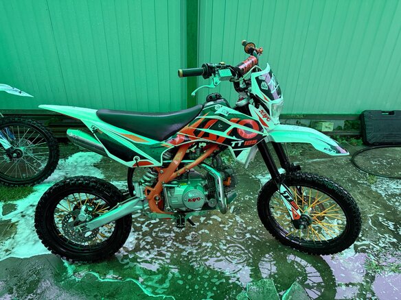 2024 Kayo Basic TT125EM, оранжевый, 60000 рублей - вид 6