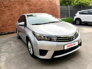 2014 Toyota Corolla XI (E160, E170, E180), серебристый, 1449000 рублей, вид 1