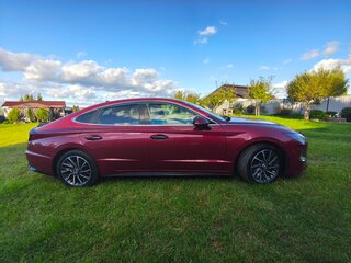 2021 Hyundai Sonata VIII (DN8), красный, 2890000 рублей, вид 4
