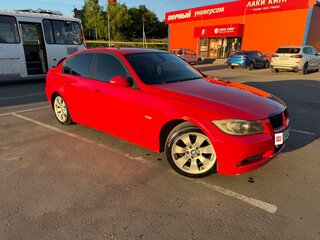 2006 BMW 3 серии 320i V (E90/E91/E92/E93), красный, 690000 рублей, вид 4