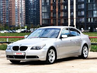2006 BMW 5 серии 525i V (E60/E61), серебристый, 875000 рублей, вид 1