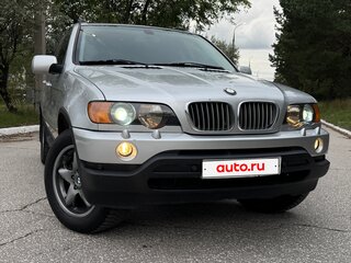 2001 BMW X5 4.4i I (E53), серебристый, 950000 рублей, вид 1