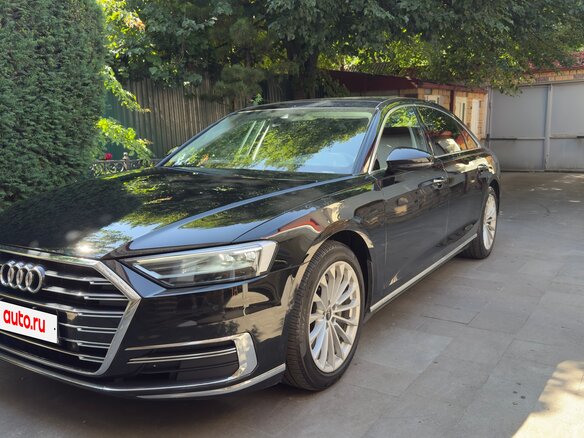 2021 Audi A8 Long 55 TFSI IV (D5) Рестайлинг, чёрный, 6750000 рублей