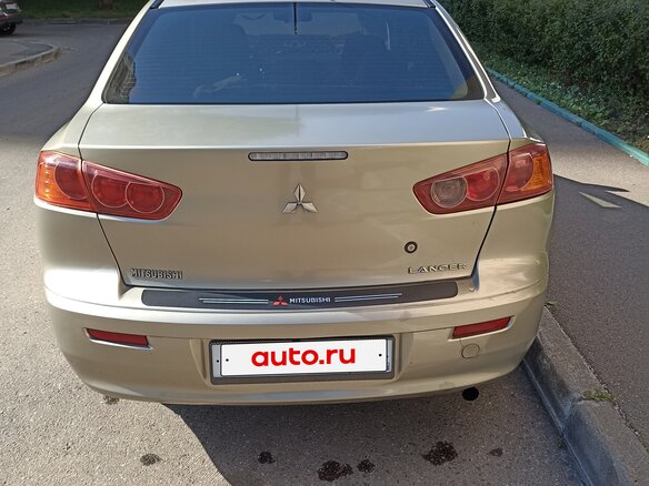 2008 Mitsubishi Lancer X, бежевый, 610000 рублей - вид 10