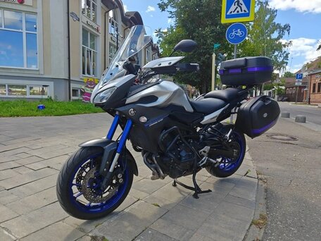 2016 Yamaha MT-09 Tracer (FJ-09), синий, 630000 рублей, вид 3