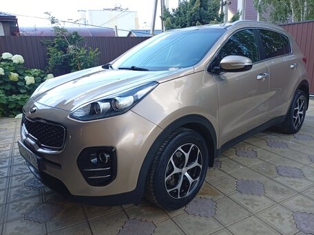2016 Kia Sportage IV, бежевый, 1540000 рублей, вид 5