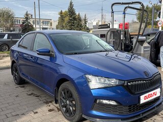2021 Skoda Rapid II, синий, 1600000 рублей, вид 2