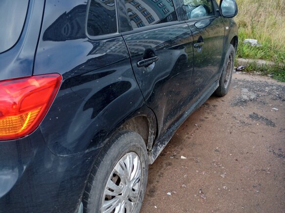 2014 Mitsubishi ASX I Рестайлинг, чёрный - вид 1