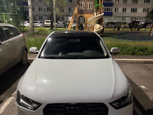 2014 Audi A4 IV (B8) Рестайлинг, белый, 1100000 рублей - вид 1