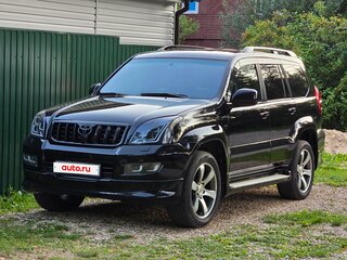 2008 Toyota Land Cruiser Prado 5-speed 120 Series Рестайлинг, чёрный, 3120000 рублей, вид 1