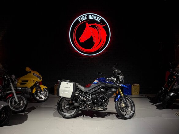 2013 Triumph Tiger 800, синий, 585000 рублей