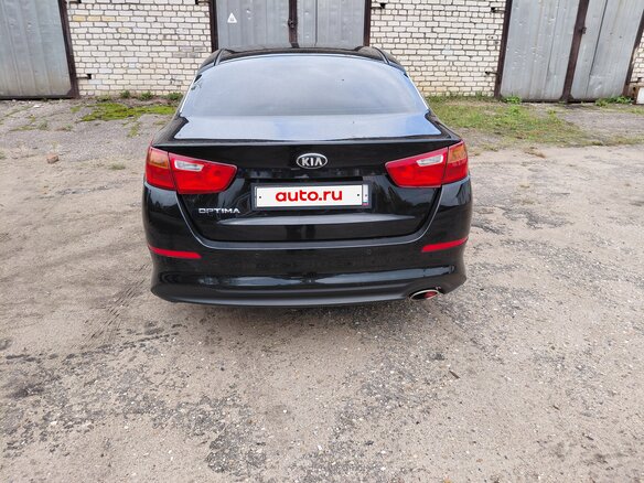 2013 Kia Optima III Рестайлинг, чёрный, 1199000 рублей - вид 3