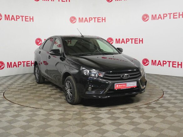 2021 Lada (ВАЗ) Vesta I, чёрный, 887000 рублей - вид 3