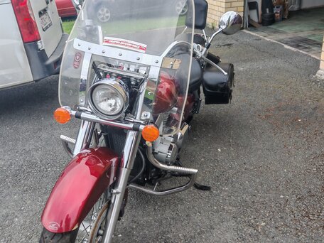 2006 Honda Shadow 750, красный, 550000 рублей, вид 4