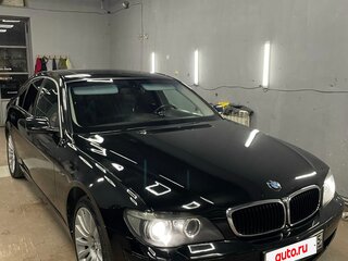 2006 BMW 7 серии 740i IV (E65/E66) Рестайлинг, чёрный, 1020000 рублей, вид 2