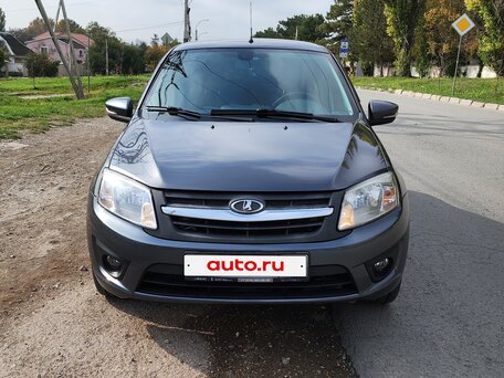 2015 Lada (ВАЗ) Granta I, серый, 600000 рублей, вид 1