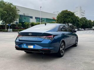 2022 Hyundai Elantra VII (CN7), синий, 1450000 рублей, вид 4
