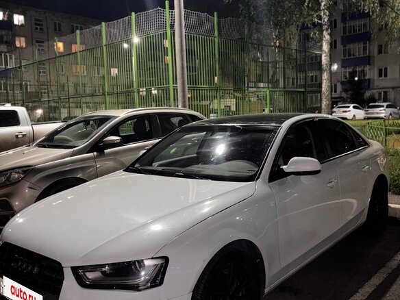 2014 Audi A4 IV (B8) Рестайлинг, белый, 1100000 рублей
