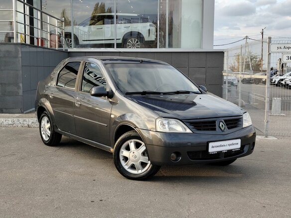 2008 Renault Logan I, серый, 320000 рублей - вид 2