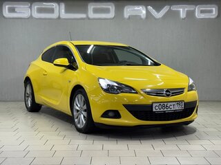 2013 Opel Astra GTC J Рестайлинг, жёлтый, 770000 рублей, вид 3