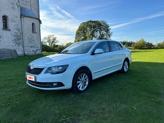 2014 Skoda Superb DSG II Рестайлинг, белый, 990000 рублей, вид 2