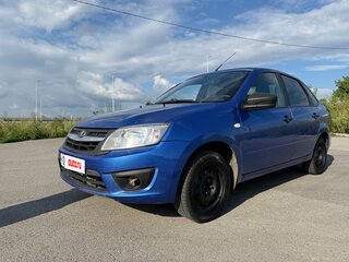 2018 Lada (ВАЗ) Granta I Рестайлинг, синий, 449999 рублей, вид 1