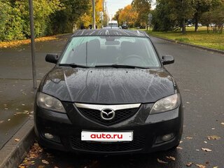 2008 Mazda 3 I (BK) Рестайлинг, чёрный, 430000 рублей, вид 3